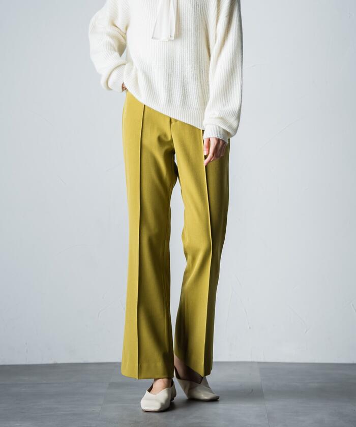 MAYSON GREY 【MAYSON GREY】 Center Line Flare Pants