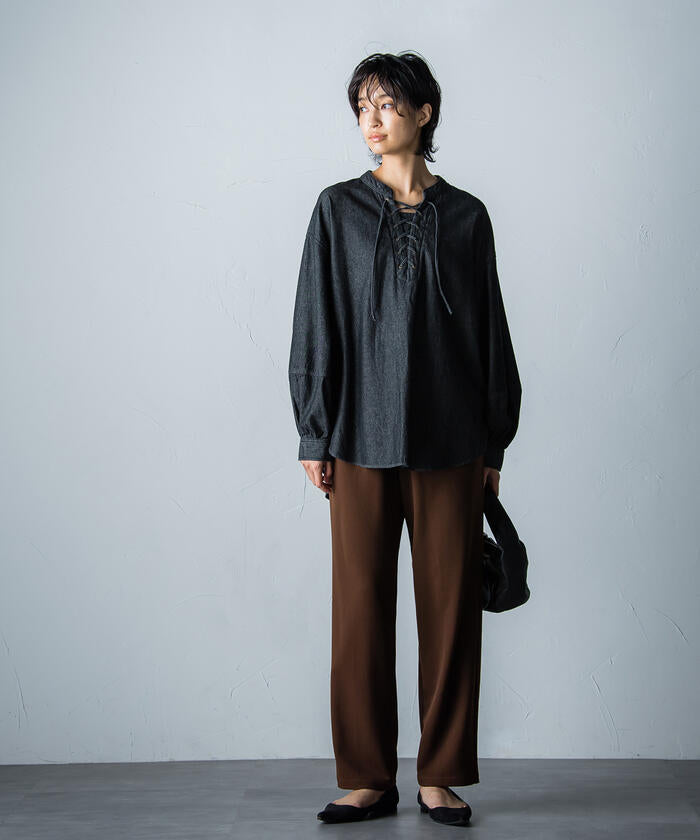 MAYSON GREY 【MAYSON GREY】 Waist Gather Pants