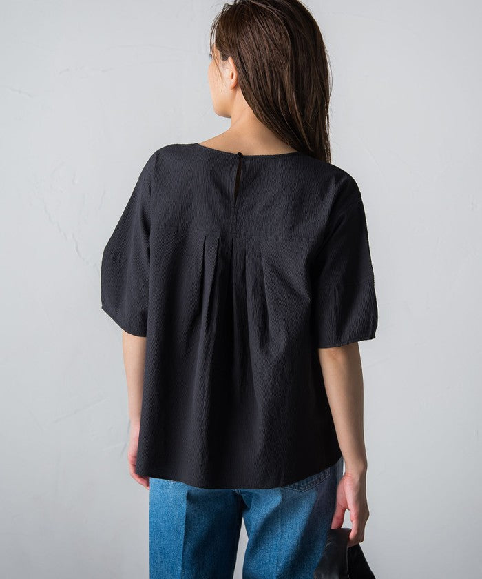 MAYSON GREY Ripple Balloon Sleeve Blouse