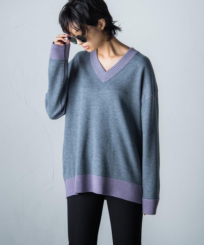 MAYSON GREY 【MAYSON GREY】W Face V Pullover
