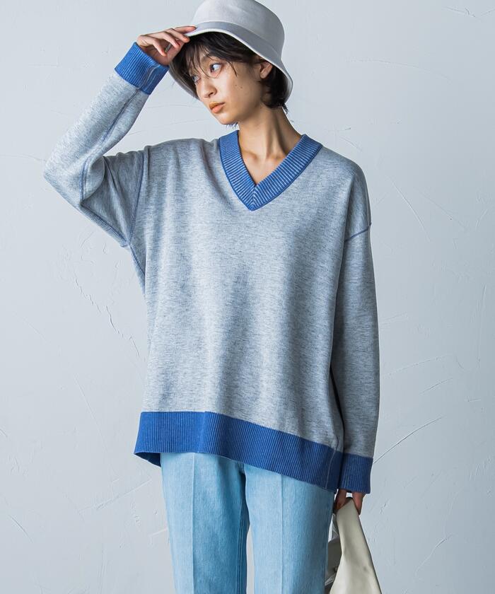 MAYSON GREY 【MAYSON GREY】W Face V Pullover