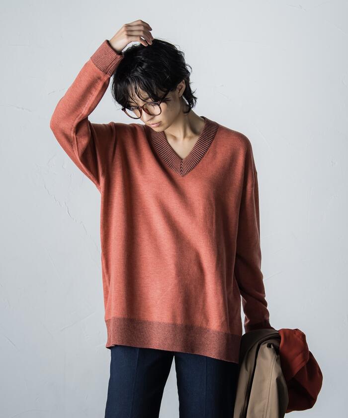MAYSON GREY 【MAYSON GREY】W Face V Pullover