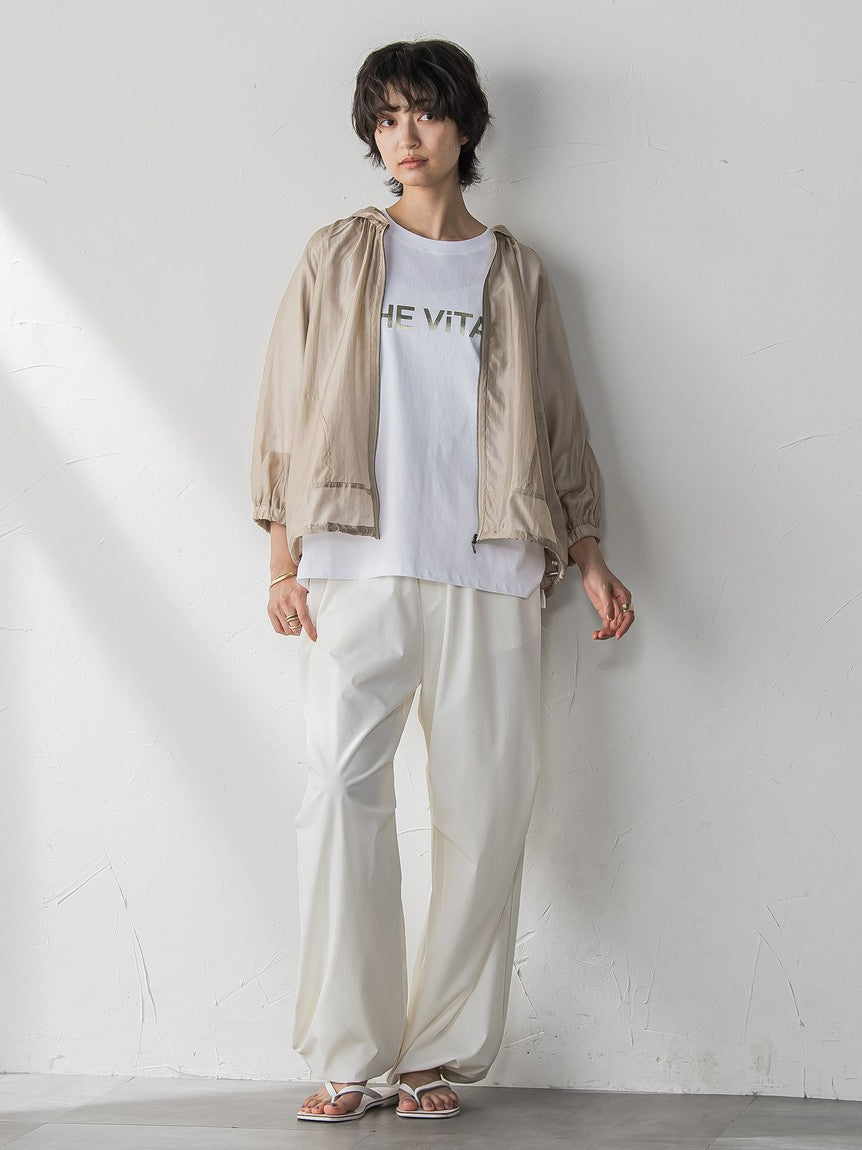 メイソングレイ MAYSON GREY 箔プリントロゴTシャツ≪手洗い可能≫ （ホワイト） ホワイト