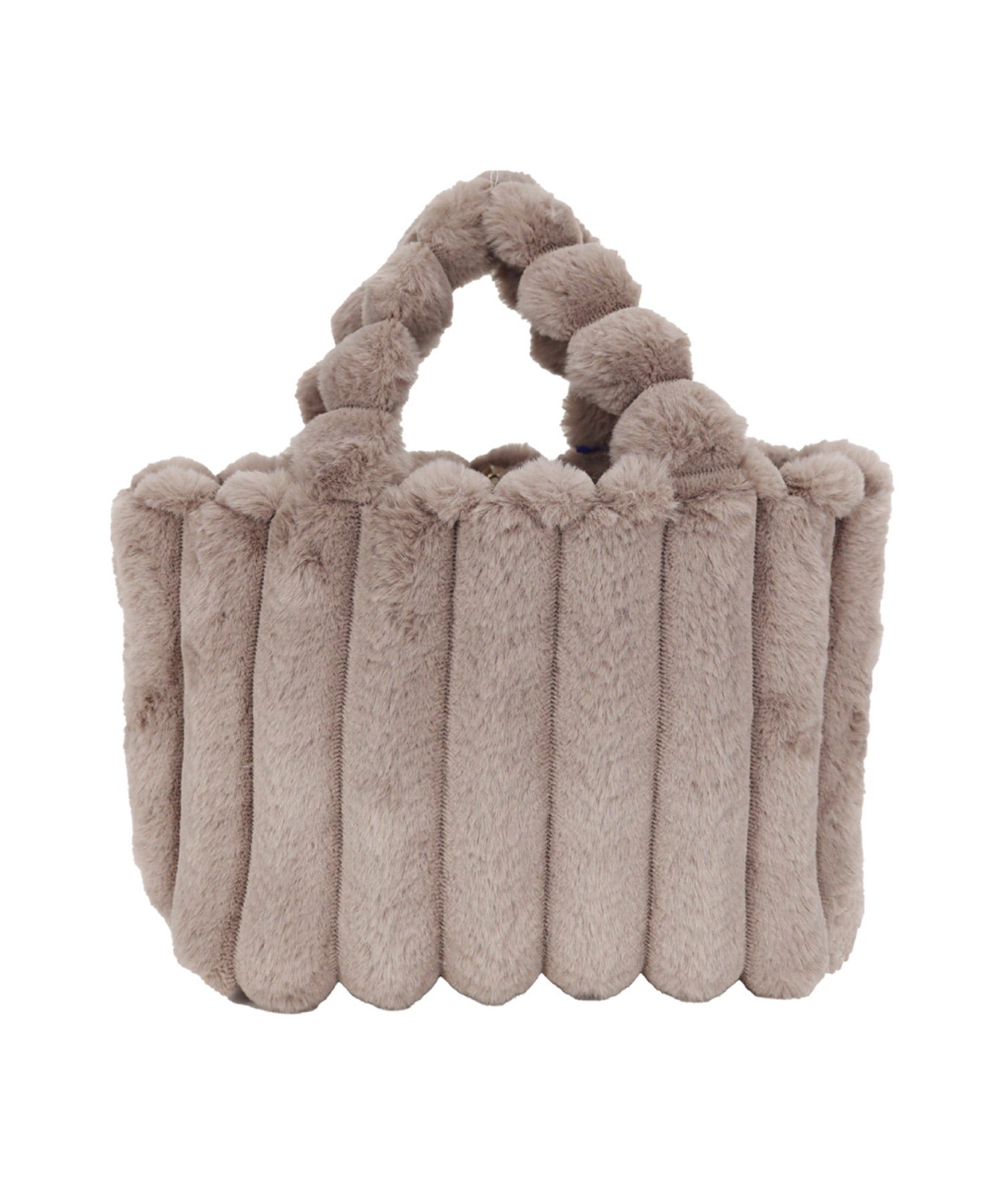 マガジンデモードシュシュ MAGASIN DE MODE Chou Chou ストライプファートート SNBD （モカ） モカ