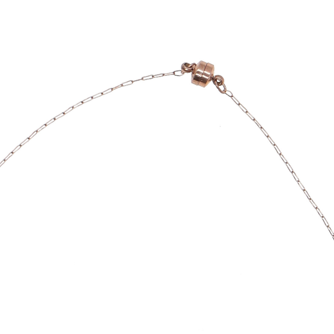 マガジンデモードシュシュ MAGASIN DE MODE Chou Chou ネックレス ステンレス メタル 淡水パール ミニ 超極細 チェーン マグネット プチネックレス OSWY （ピンク） ピンク