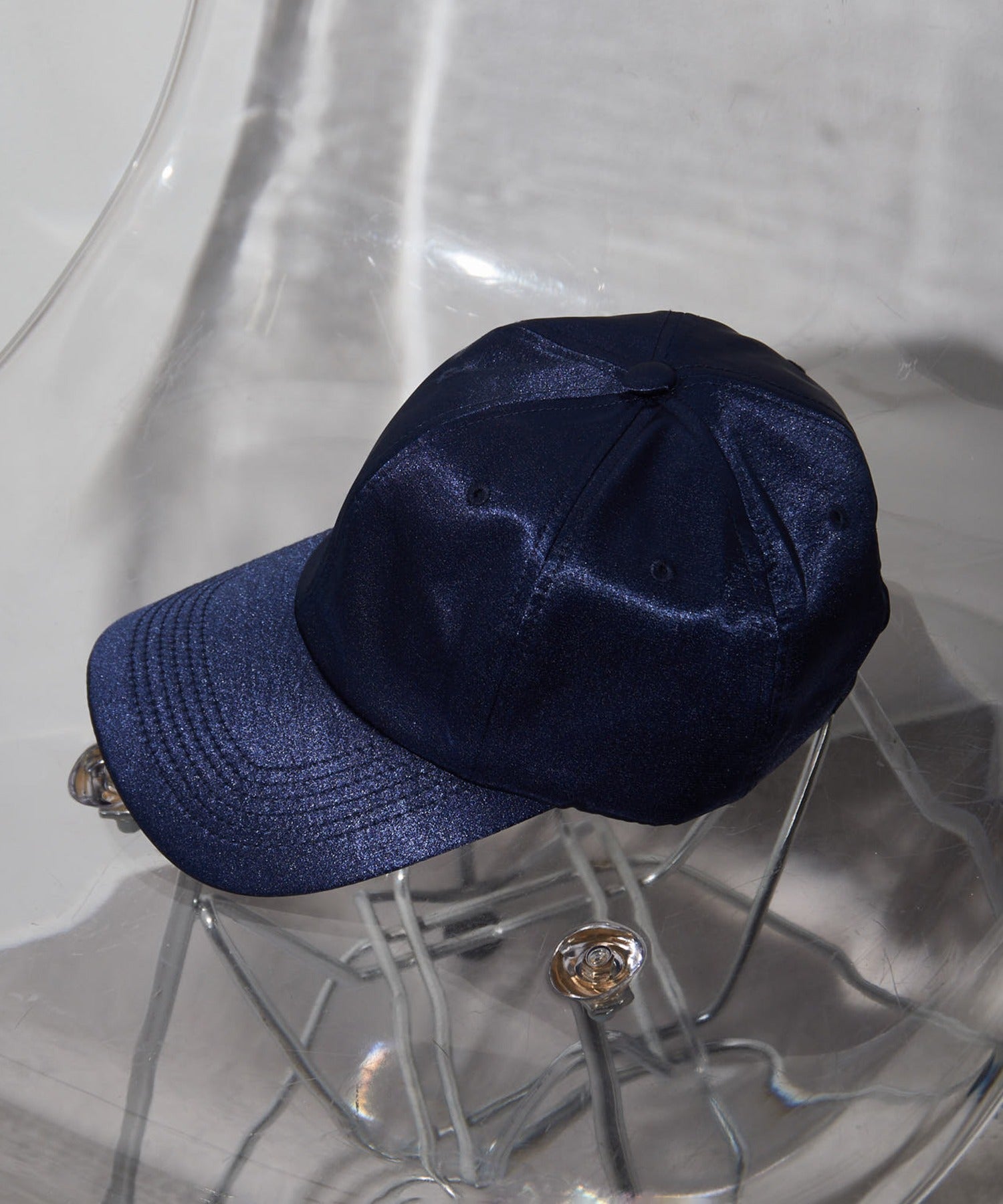 マガジンデモードシュシュ MAGASIN DE MODE Chou Chou サテンキャップ GLR （ネイビー） ネイビー