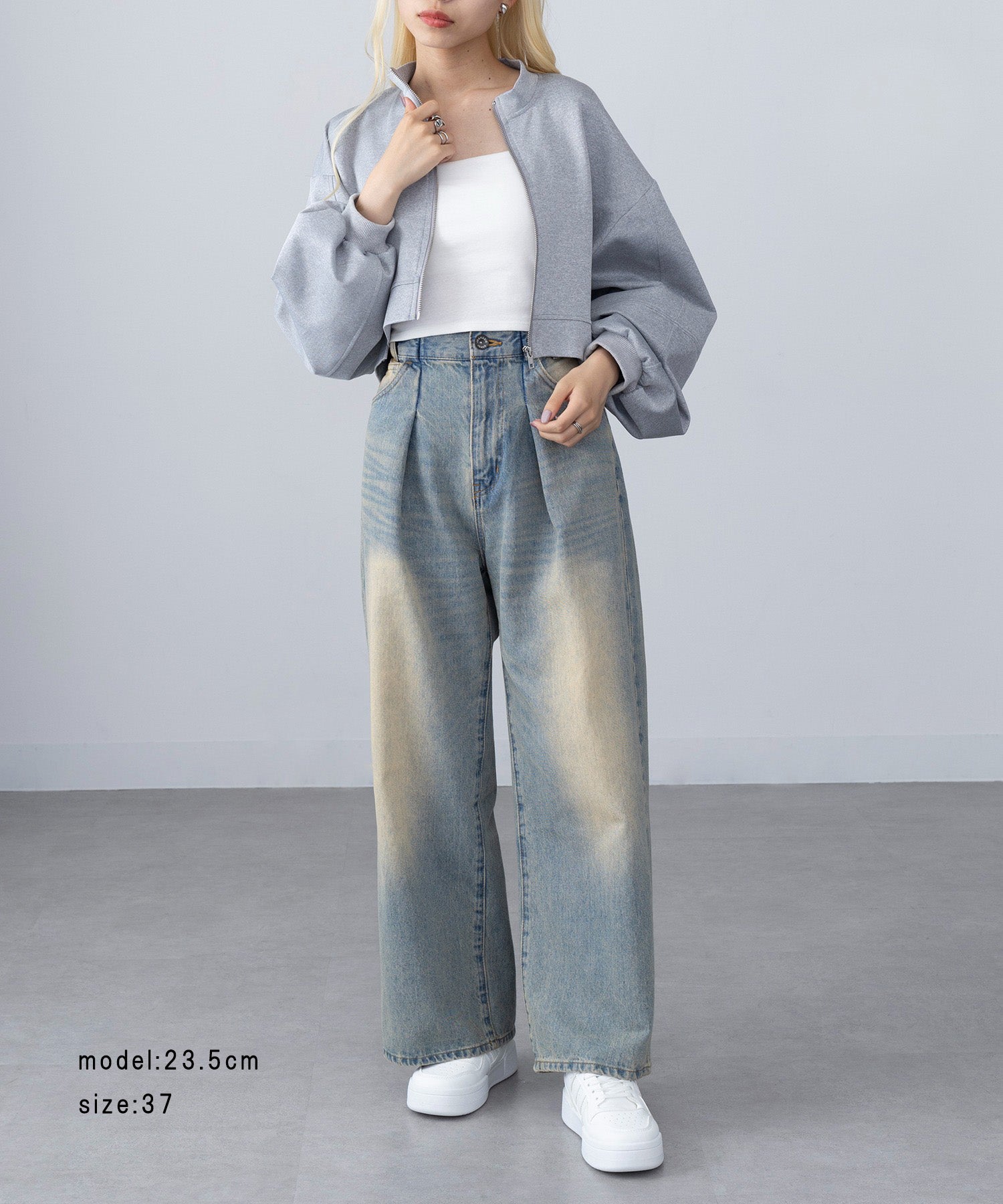 マガジンデモードオンジェナ MAGASIN DE MODE Onjna ベーシックコートスニーカー KNF127 （ホワイト） ホワイト