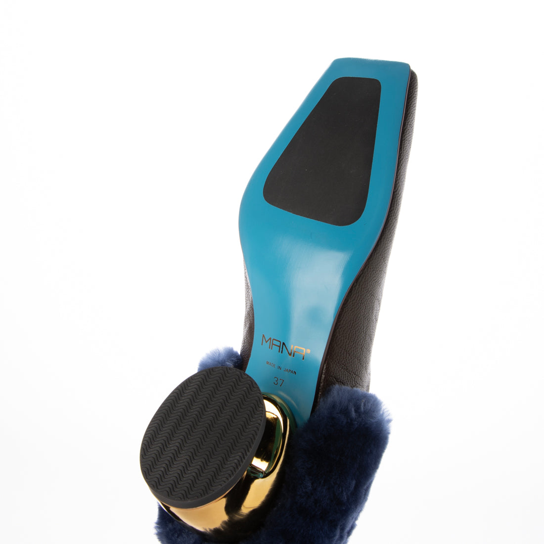 マナ MANA バックファーパンプス （DBR） DBR