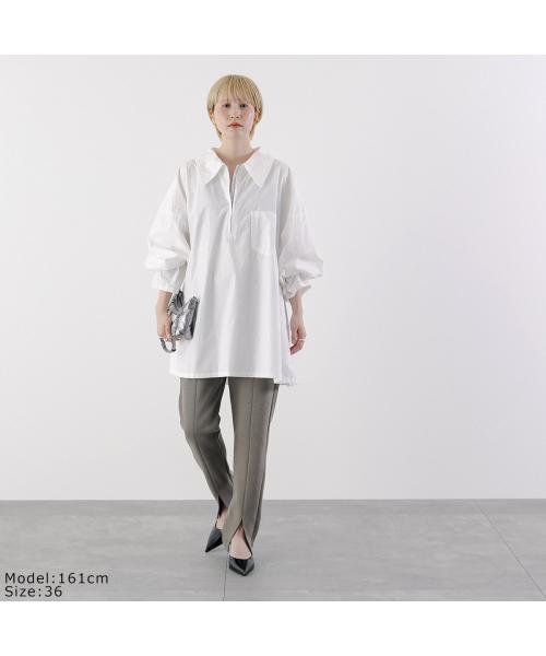 マルモア marmors marmors パンツ front slit pants 0225103025 （GRAY-KHAKI/カーキ） GRAY-KHAKI/カーキ