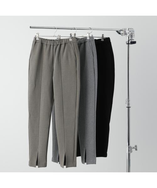 マルモア marmors marmors パンツ front slit pants 0225103025 （GRAY-KHAKI/カーキ） GRAY-KHAKI/カーキ
