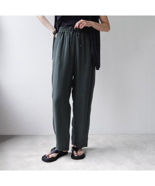 マルモア marmors marmors パンツ straight pants 0225103028 （CHARCOAL/ダークグリーン） CHARCOAL/ダークグリーン
