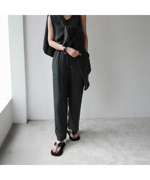 マルモア marmors marmors パンツ straight pants 0225103028 （CHARCOAL/ダークグリーン） CHARCOAL/ダークグリーン