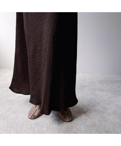 マルモア marmors marmors ナロースカート bias narrow skirt 0225102023 サテン （BROWN/ブラウン） BROWN/ブラウン