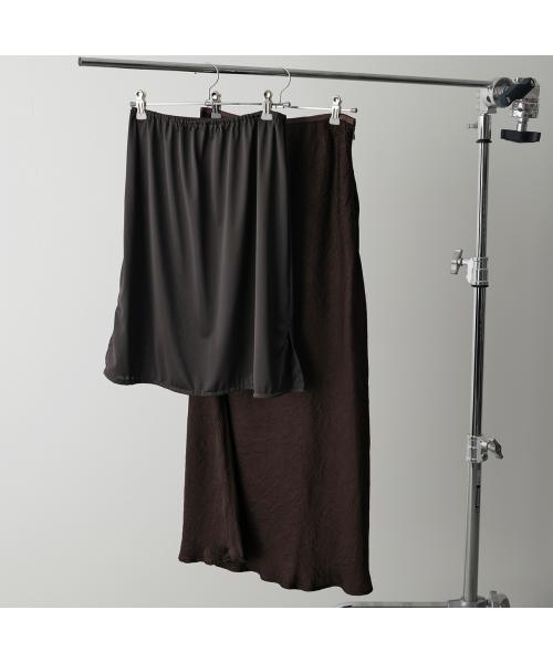 マルモア marmors marmors ナロースカート bias narrow skirt 0225102023 サテン （BROWN/ブラウン） BROWN/ブラウン