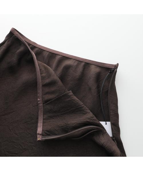 マルモア marmors marmors ナロースカート bias narrow skirt 0225102023 サテン （BROWN/ブラウン） BROWN/ブラウン