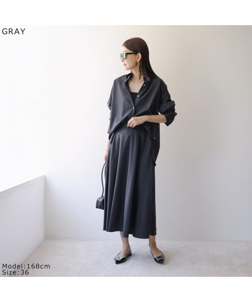 マルモア marmors marmors フレアスカート baias flare sk 0225302116 ストライプ （GRAY/チャコールグレー） GRAY/チャコールグレー