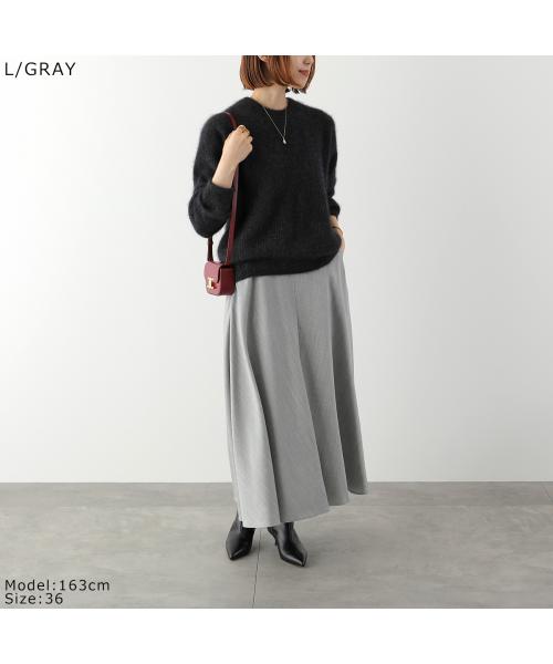 マルモア marmors marmors フレアスカート baias flare sk 0225302116 ストライプ （GRAY/チャコールグレー） GRAY/チャコールグレー