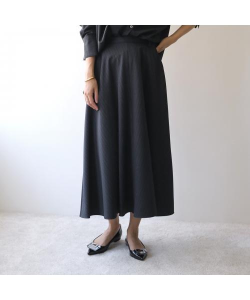 マルモア marmors marmors フレアスカート baias flare sk 0225302116 ストライプ （GRAY/チャコールグレー） GRAY/チャコールグレー