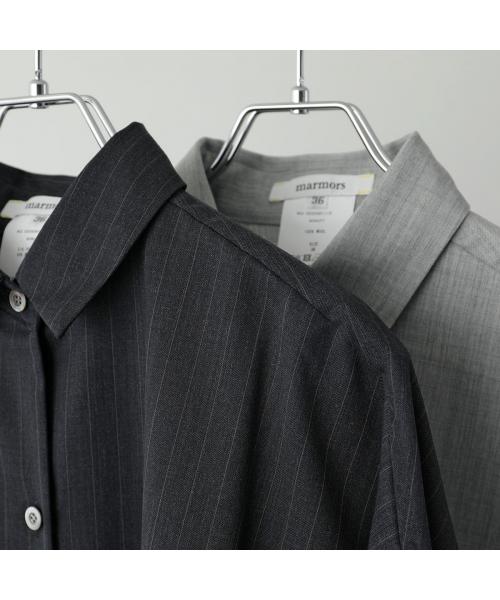 マルモア marmors marmors 長袖シャツ cash-coeur shirt 0225301115 （L/GRAY/ライトグレー） L/GRAY/ライトグレー