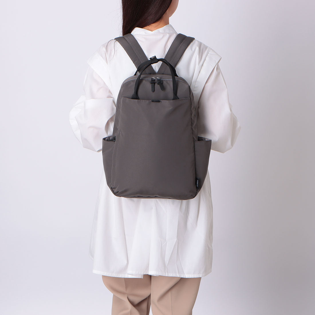 エーバイマガジンデモード A by MAGASIN DE MODE e.e.p.ナローハンドルリュック SNBD （ブラック） ブラック