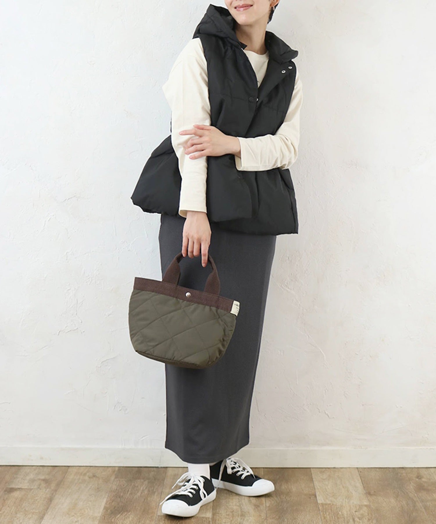 エーバイマガジンデモード A by MAGASIN DE MODE e.e.p.ミニョントート SNBD （カーキ） カーキ
