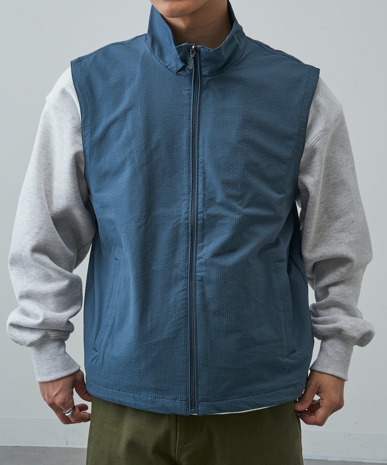 マガジンデモードブリュー MAGASIN DE MODE Brew 【MAGASIN DE MODE Brew】テックベスト MSF-1901 （ブルー） ブルー