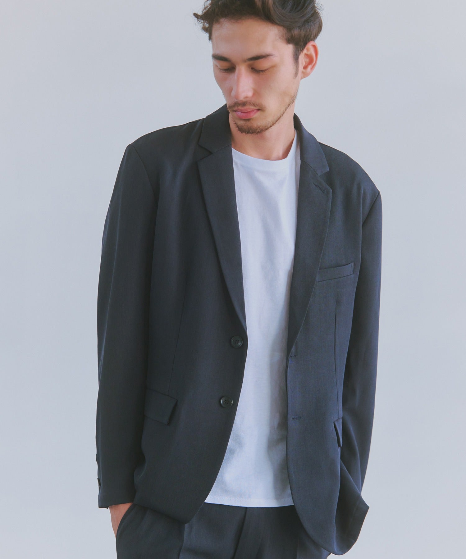 マガジンデモードトゥールズ MAGASIN DE MODE TOOLS ストレッチセットアップ ジャケット/パンツ （ネイビー） ネイビー