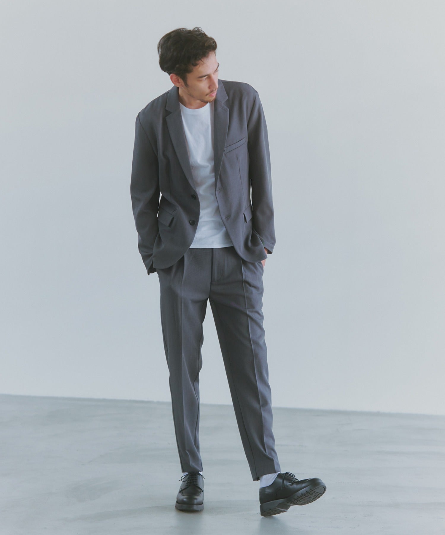 マガジンデモードトゥールズ MAGASIN DE MODE TOOLS ストレッチセットアップ ジャケット/パンツ （チャコールグレー） チャコールグレー