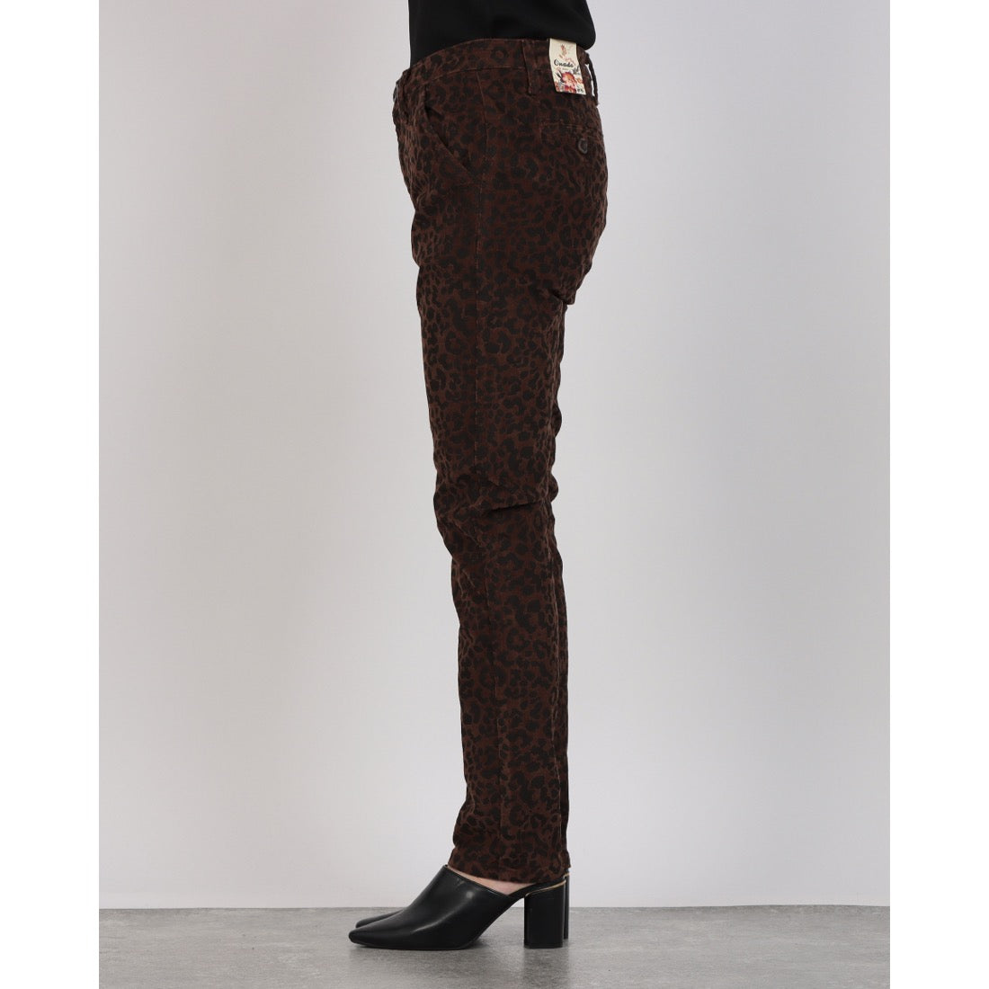 メゾンオナド MAISON ONADO レオパード柄コーデュロイパンツ （BROWN） BROWN