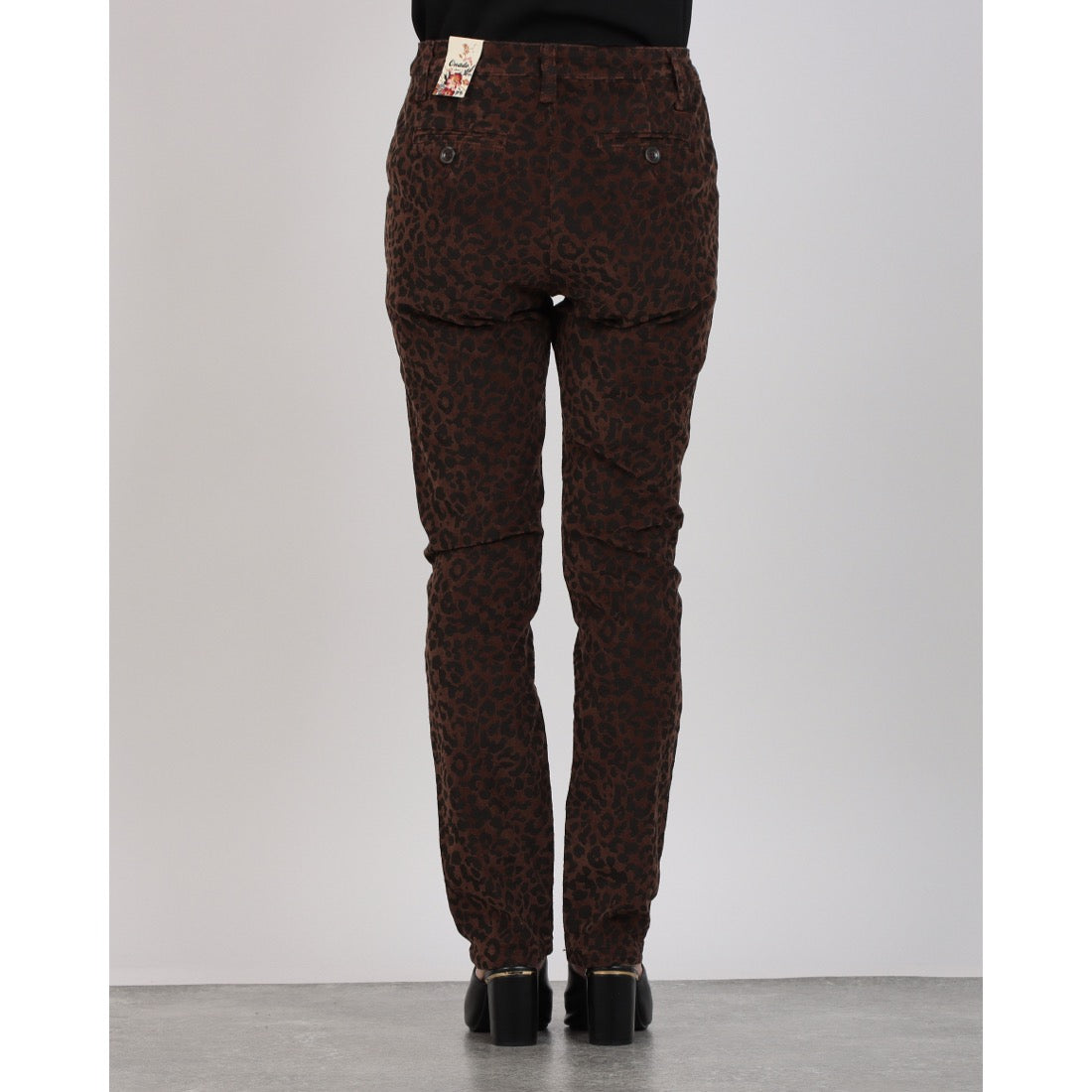 メゾンオナド MAISON ONADO レオパード柄コーデュロイパンツ （BROWN） BROWN