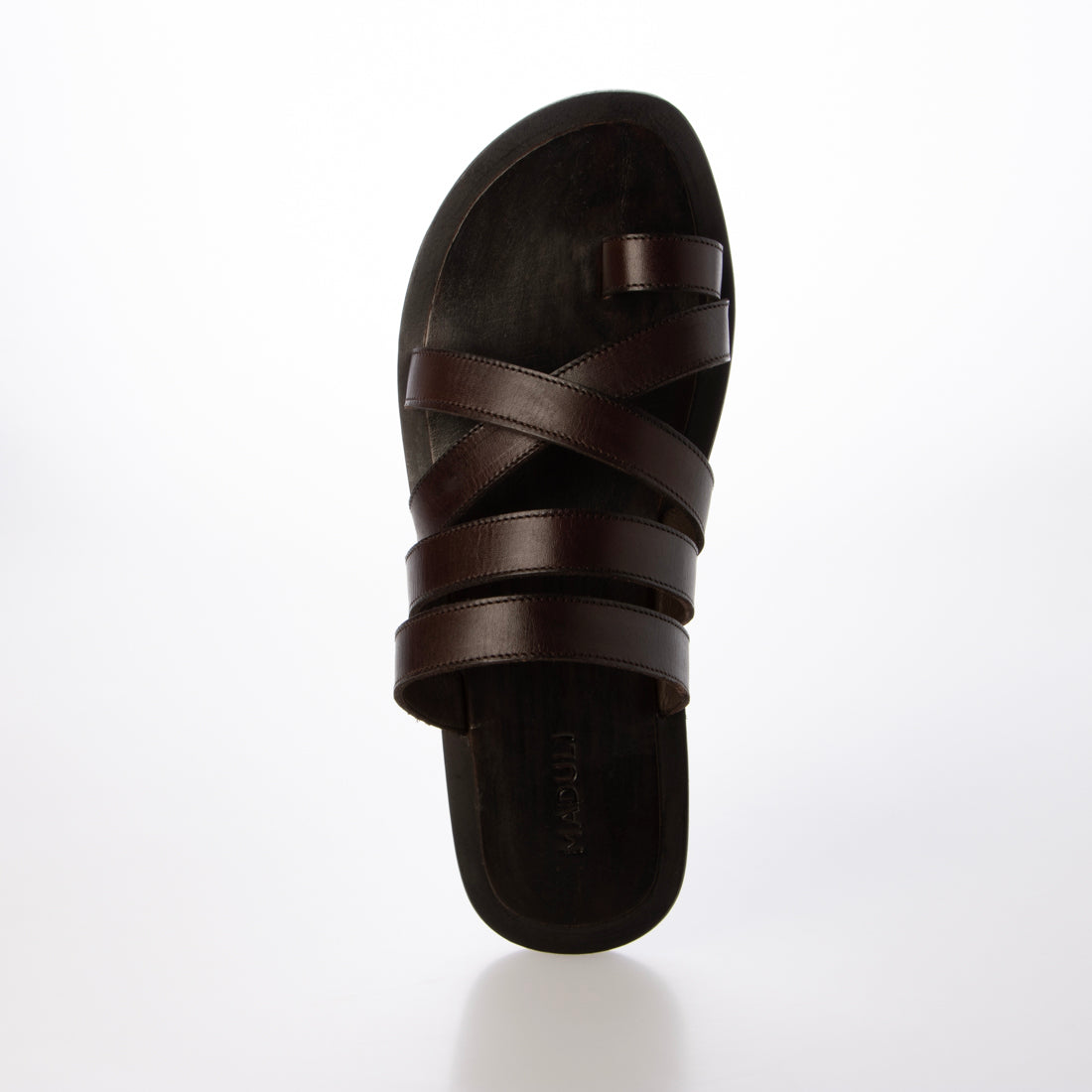 マドゥリ MADULI クロストングサンダル （DARK BROWN） DARK BROWN