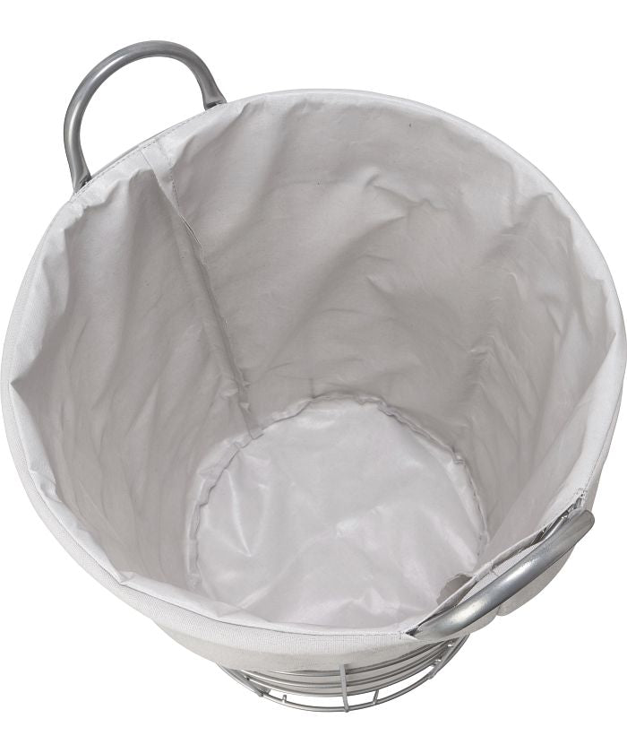 ブリッド BRID WIRE ARTS & PRO LAUNDRY ROUND BASKET with CASTER 33L