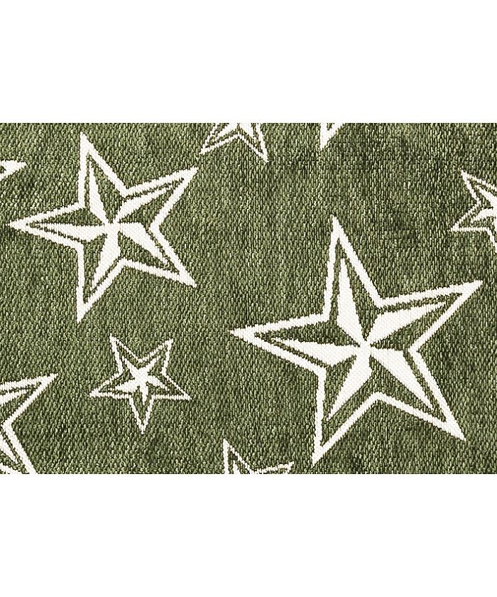 BRID STAR FRINGE RUG 90×130