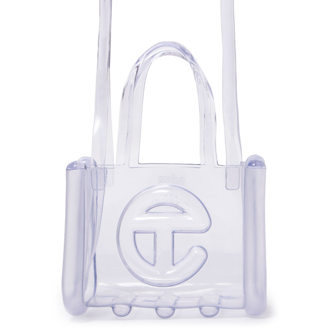 メリッサ melissa MELISSA SMALL JELLY SHOPPER BAG + TELFAR,CLEAR