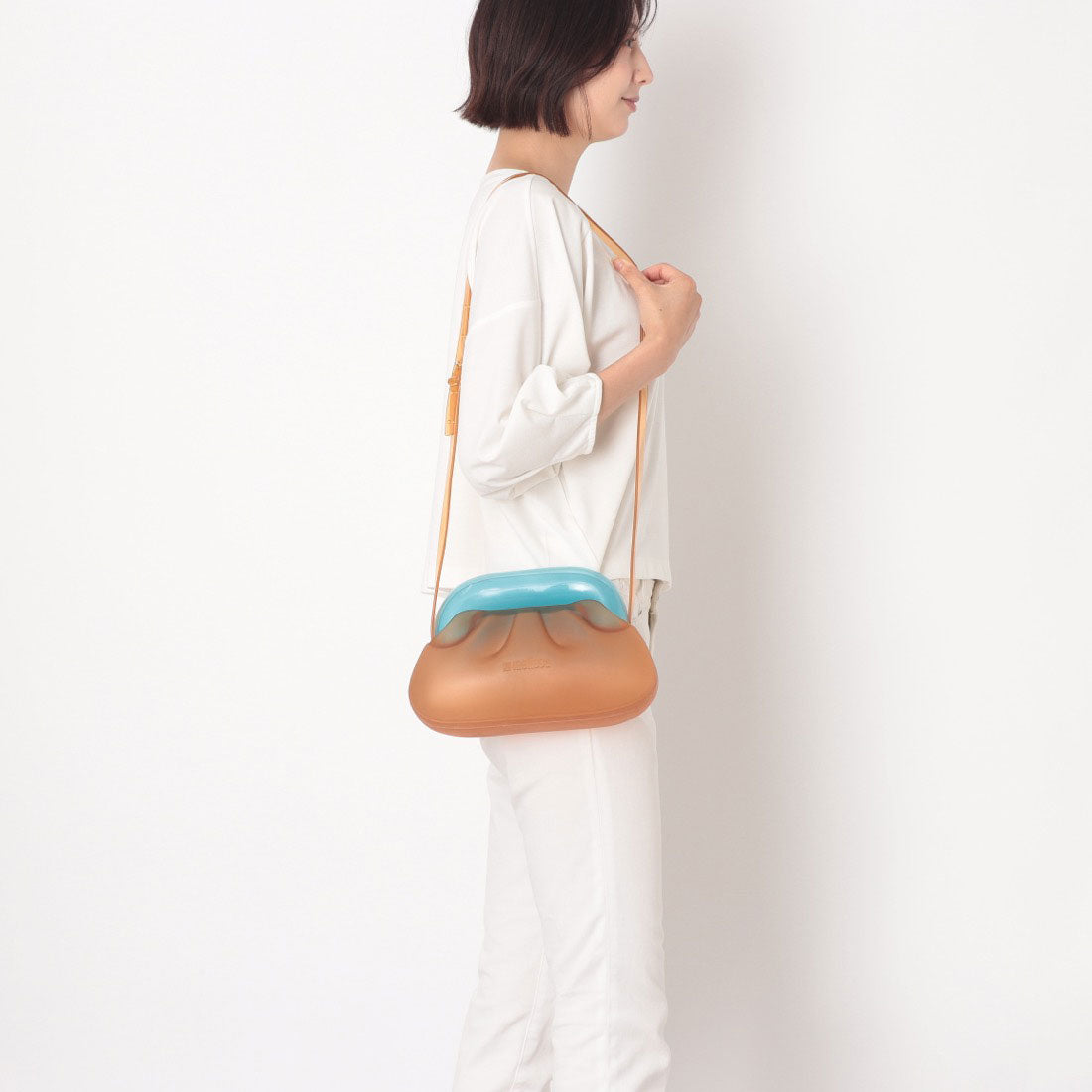 メリッサ melissa MELISSA GLASS BAG （RED/BROWN） RED/BROWN
