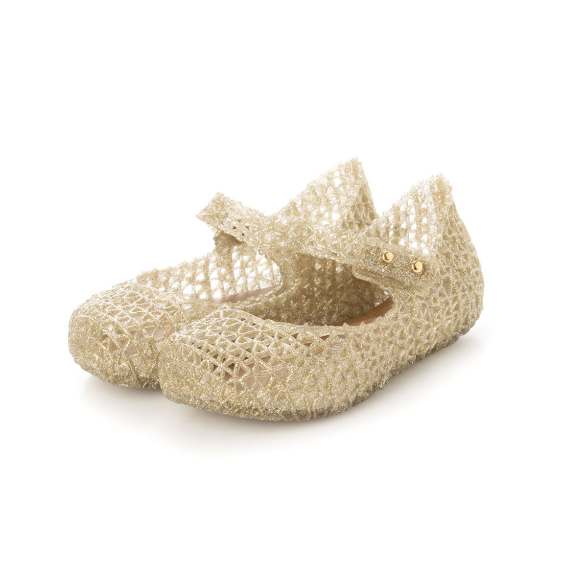 メリッサ melissa MINI MELISSA CAMPANA PAPEL BB （GOLD GLITTER） GOLD GLITTER
