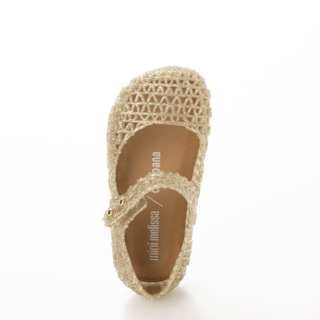 メリッサ melissa MINI MELISSA CAMPANA PAPEL BB （GOLD GLITTER） GOLD GLITTER
