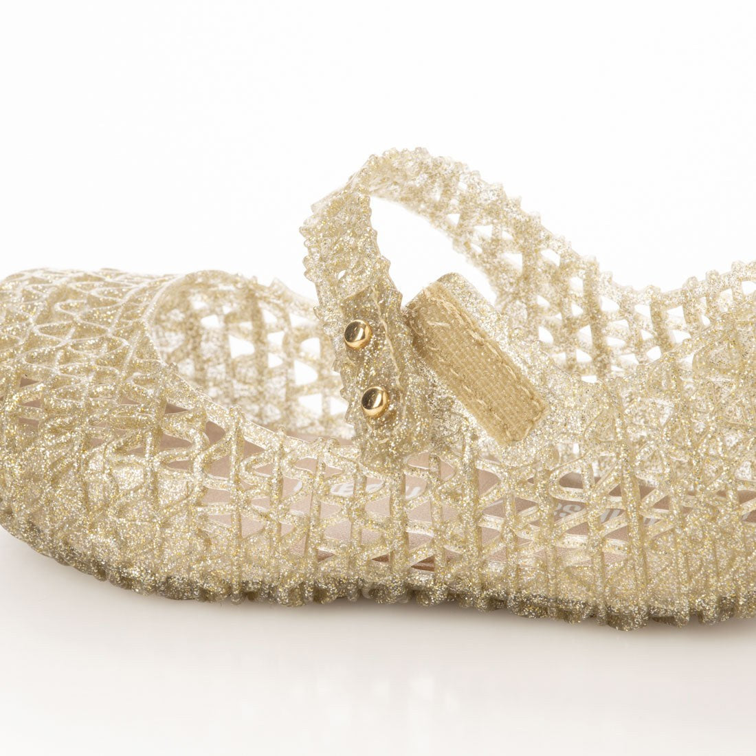 メリッサ melissa MINI MELISSA CAMPANA PAPEL BB （GOLD GLITTER） GOLD GLITTER
