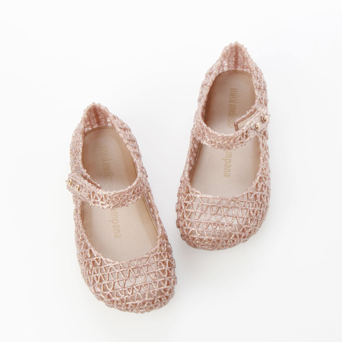 メリッサ melissa MINI MELISSA CAMPANA PAPEL BB （COPPER GLITTER） COPPER GLITTER