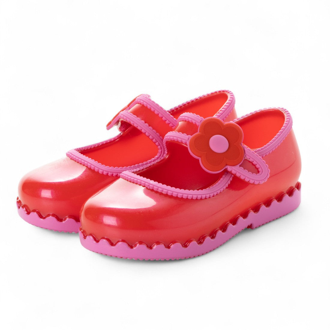 メリッサ melissa MINI MELISSA HIP BALLERINA BB （RED/LILAC） RED/LILAC