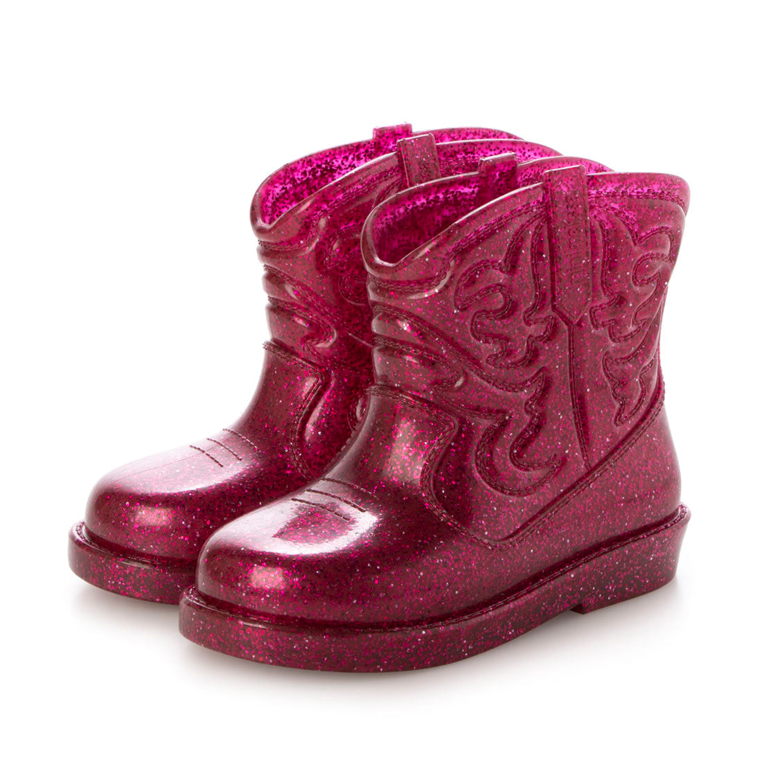 メリッサ melissa MINI MELISSA TEXAS BOOT BB （GLITTER PINK） GLITTER PINK