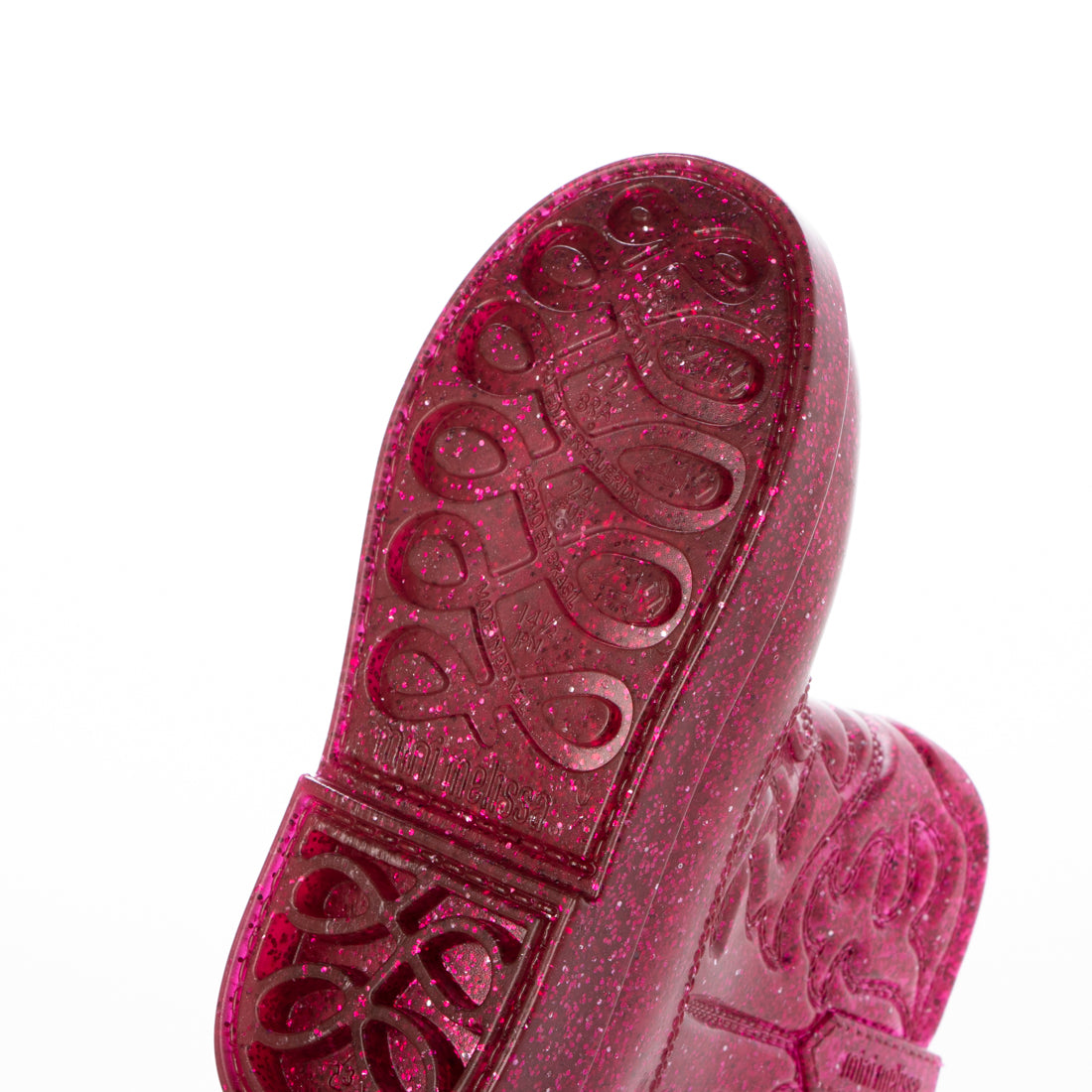 メリッサ melissa MINI MELISSA TEXAS BOOT BB （GLITTER PINK） GLITTER PINK