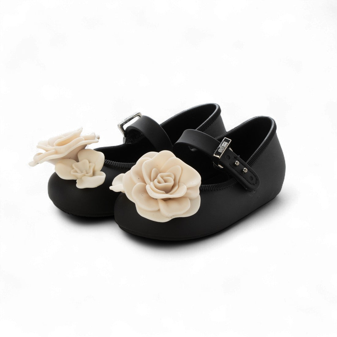 メリッサ melissa MINI MELISSA SOFT BALLERINA PETALS BB （BLACK/BEIGE） BLACK/BEIGE