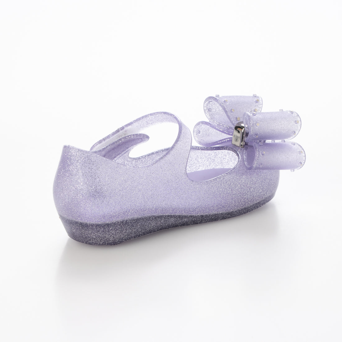メリッサ melissa MINI MELISSA ULTRAGIRL CLASSIC BOW BB （GLITTER LILAC） GLITTER LILAC