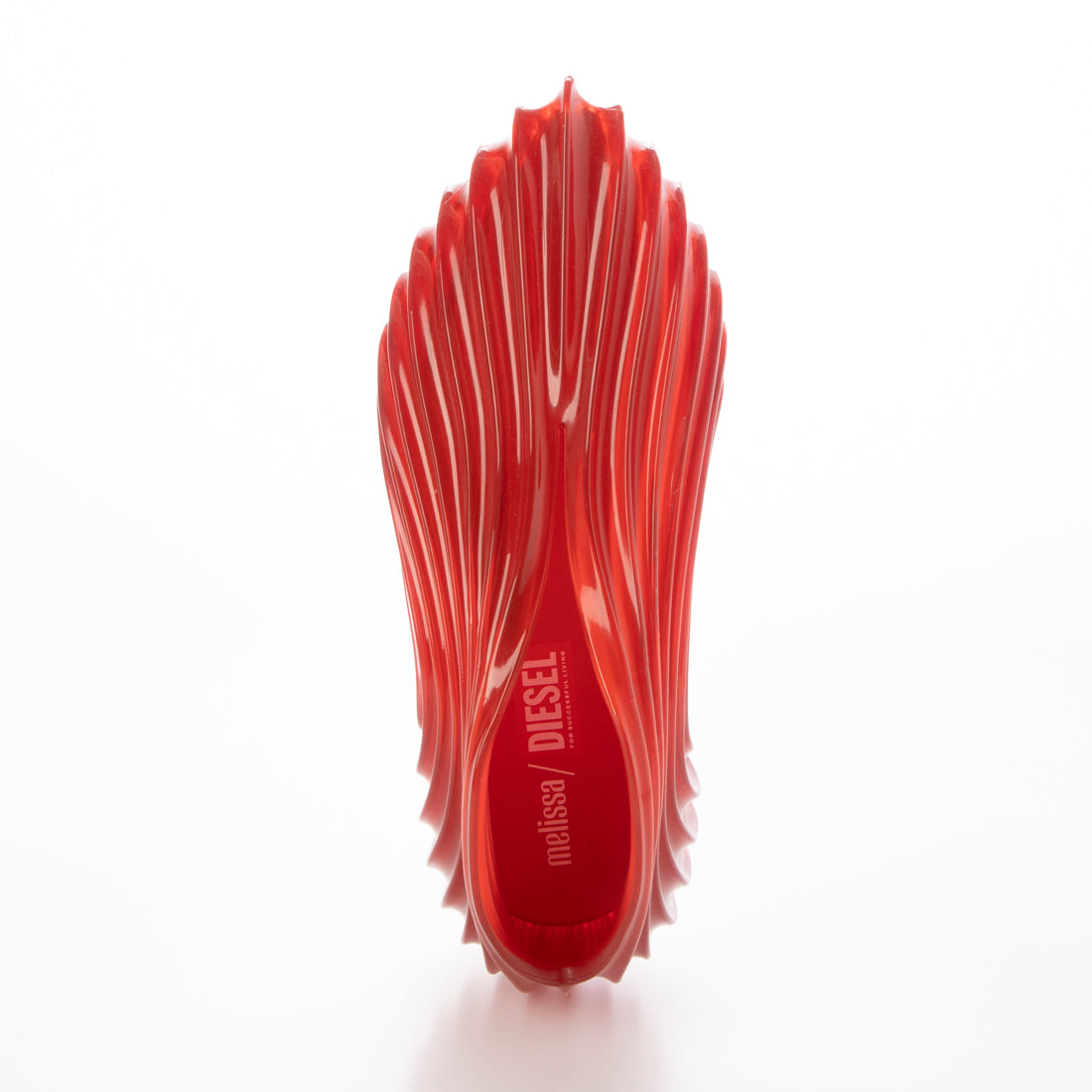メリッサ melissa MELISSA QUANTUM SNEAKER X + DIESEL AD （TRANSPARENT RED） TRANSPARENT RED