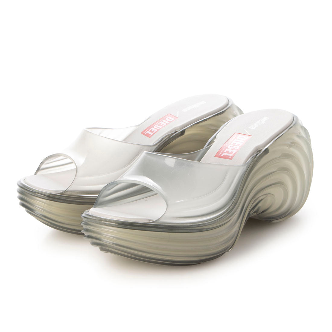 メリッサ melissa MELISSA QUANTUM PLATFORM + DIESEL AD （TRANSPARENT BLUE） TRANSPARENT BLUE