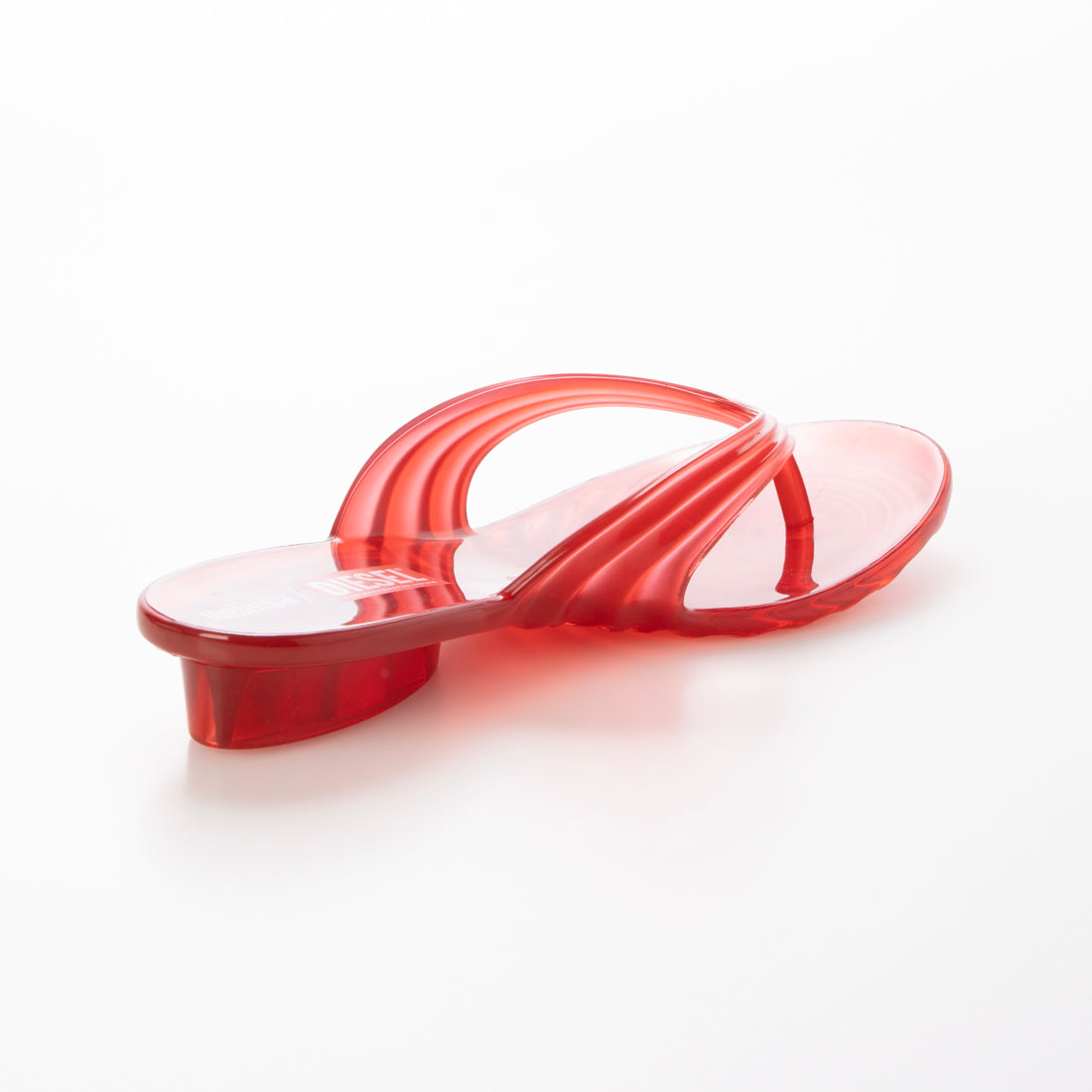 メリッサ melissa MELISSA QUANTUM THONG + DIESEL AD （TRANSPARENT RED） TRANSPARENT RED