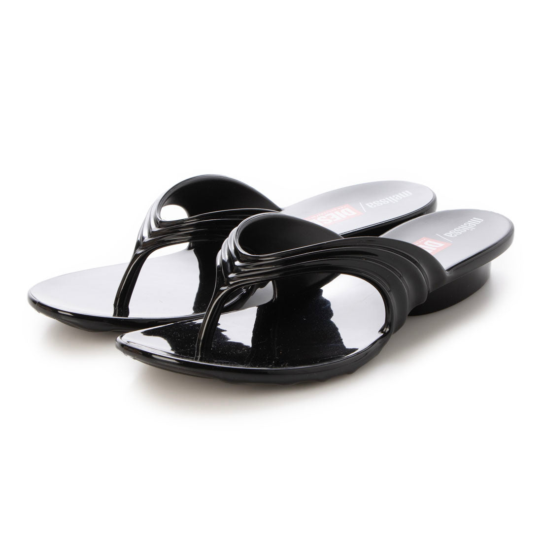 メリッサ melissa MELISSA QUANTUM THONG + DIESEL AD （BLACK） BLACK