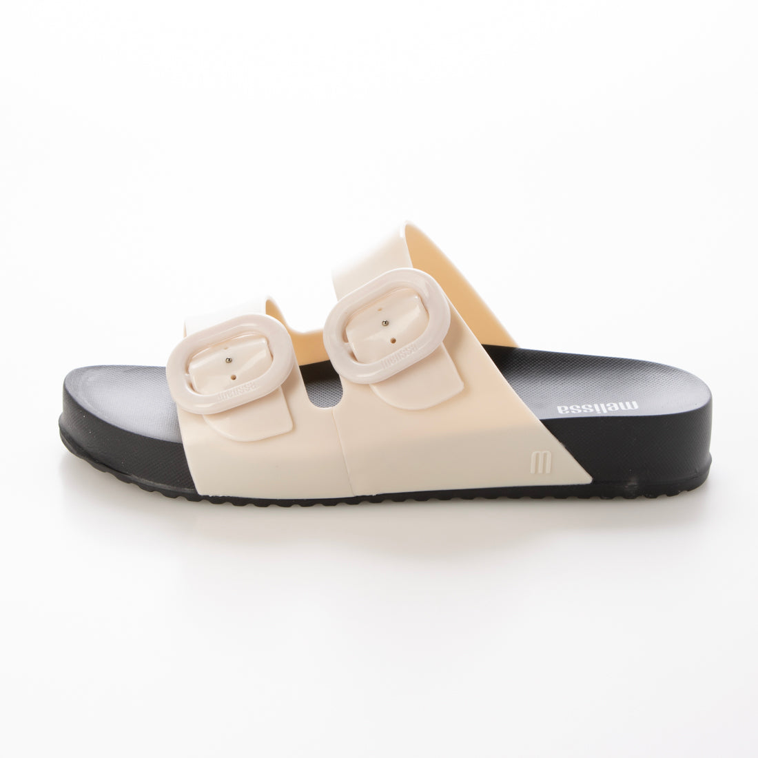 メリッサ melissa MELISSA COZY SLIDE AD （BLACK/BEIGE） BLACK/BEIGE