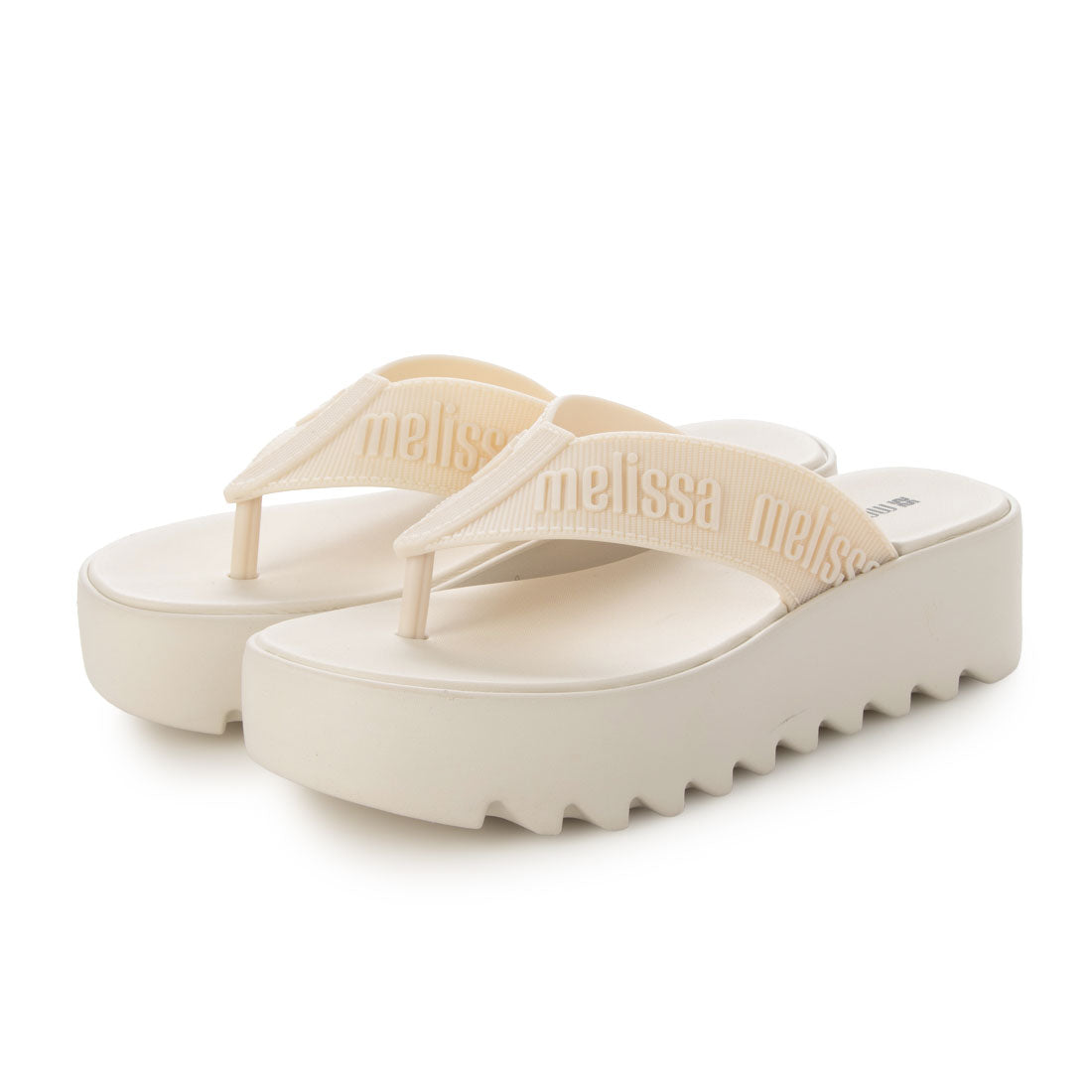 メリッサ melissa MELISSA M LOVER THONG PLATFORM AD （BEIGE） BEIGE